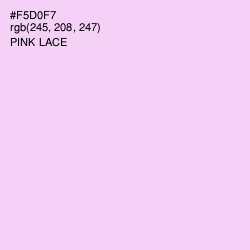 #F5D0F7 - Pink Lace Color Image